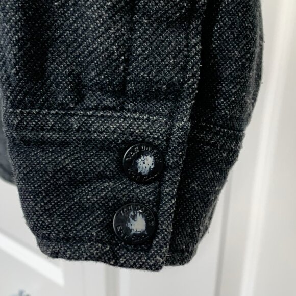 Vans Dark Grey Buttoned Hoodie - Picture 4 of 12